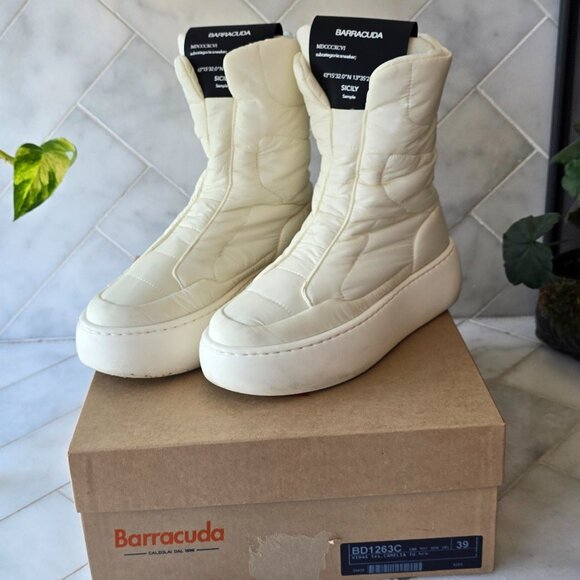Barracuda ankle boots white - Picture 1 of 6